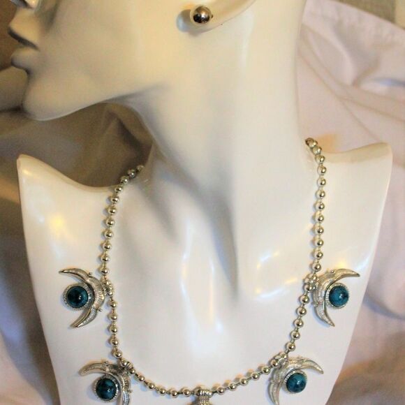 G Herman's HMS  Turquoise Style Necklace - Picture 4 of 7